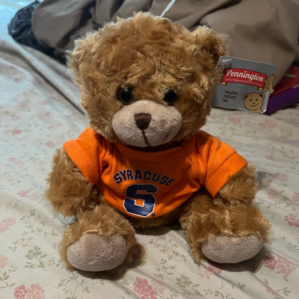 Penningtons Brown Teddy Bear with Orange Shirt